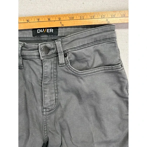 DU/ER N2X Relaxed Shorts Mens 30 Charcoal Gray Performance Stretch 5-Pocket - Picture 3 of 6